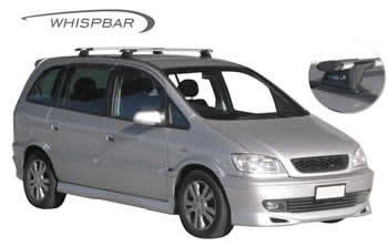 Holden Zafira Yakima Whispbar Roof Racks